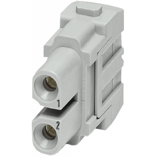 70MH-MAC1A-0020703 Female module, 2-pole, axial screw t.