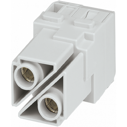 70MH-MAC2A-0020704 Female module, 2-pole, axial screw t.