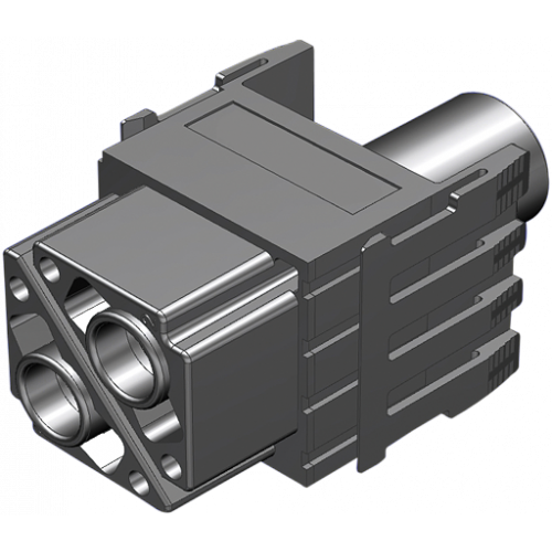 70MH-MAG2C-0020704 Power female module, 2-pole, crimp t.