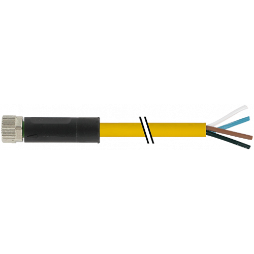 7700-08061-U040150 M8 female 0° with cable
