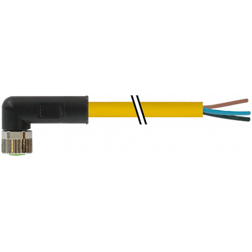 7700-08081-U030150 M8 female 90° with cable