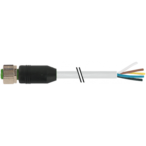 7999-12241-2380750 M12 female 0° A-cod. with cable