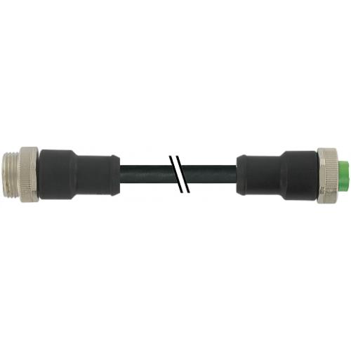 7700-A5A01-UMD0150 Mini (7/8) 5 pole, Male (Ext.) 0°/Female 0°