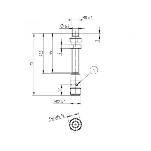 I08H049 Inductive Sensor with Increased Switching Distance