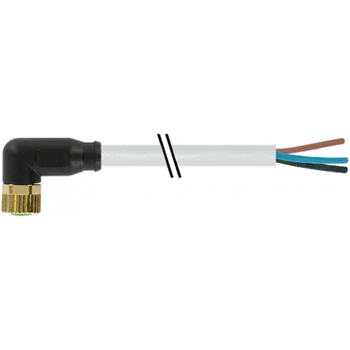 7800-08081-2100200 M8 female 90° A-cod. with cable