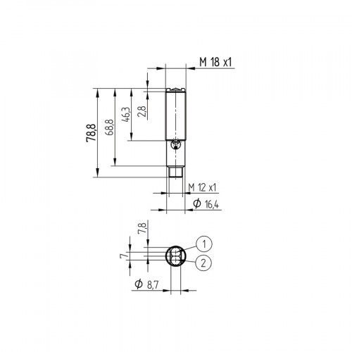 XD100PA3 Retro-Reflex Sensor Universal