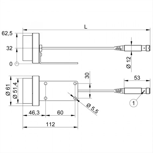 INTT307 Inductive Sensor for Extreme Temperature Ranges