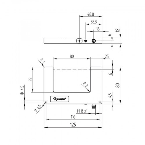 YH08PCT8 Fork Sensor