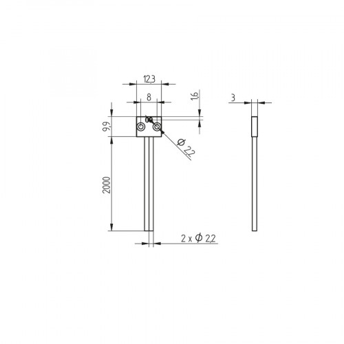 K21 Plastic Fiber-Optic Cable Reflex Mode