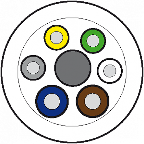 8000-00000-3375000 50M MAIN CABLE PUR/PVC 4X0,34+2X0,75