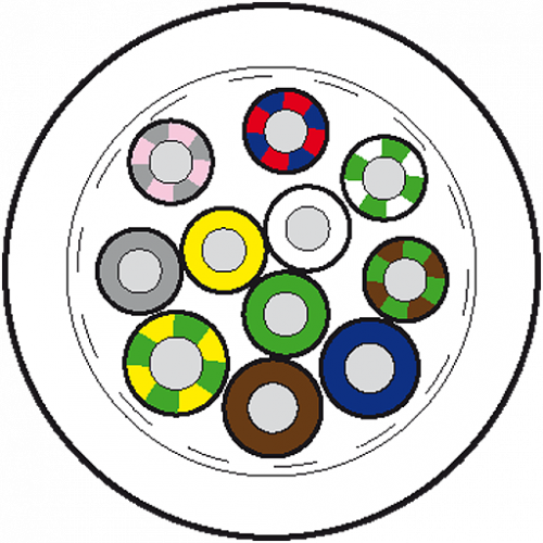 8000-00000-3735000 50M MAIN CABLE PUR-JB 8*0,34+3*0,75