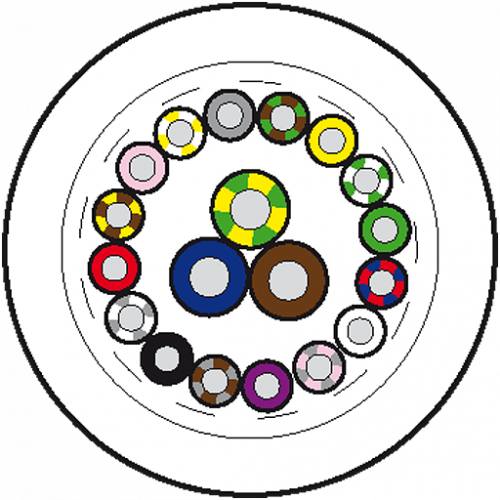 8000-00000-4015000 50M MAIN CABLE PUR-JB 16*0,34+3*0,75