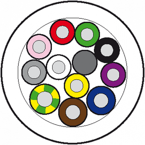 8000-00000-4475000 50M MAIN CABLE PUR 8X0,5+3X1,0