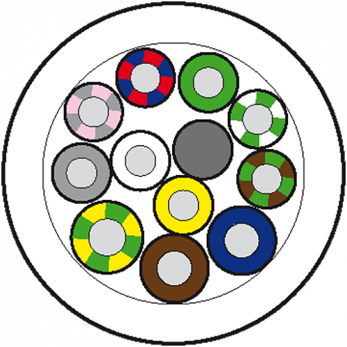 8000-00000-4485000 50M MAIN CABLE PUR-JB 8*0,5+3*1,0