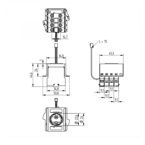 SC21J01S Emergency Stop Switch Contact Block