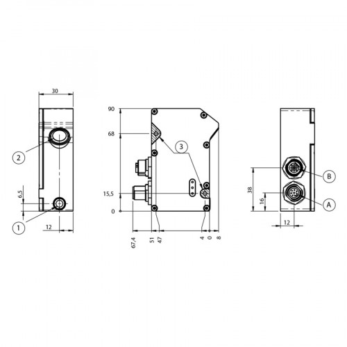 PNBC004 Laser Distance Sensor High-Precision