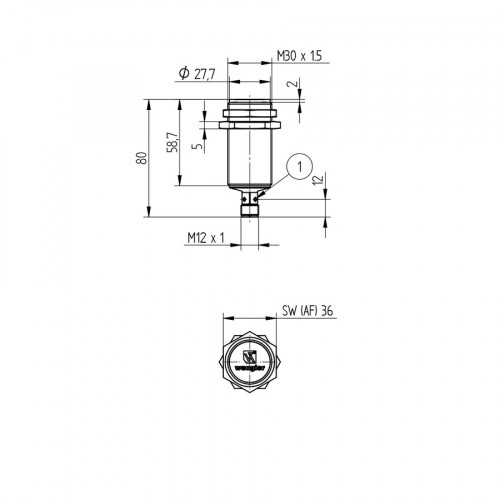 I30H013 Inductive Sensor with IO-Link