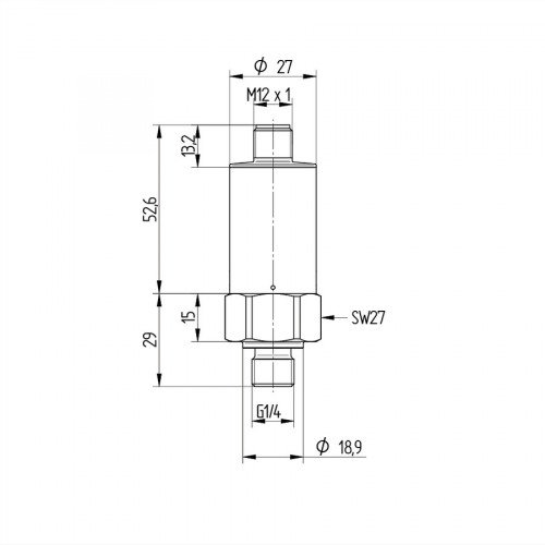 FX5P003 Pressure Sensor with IO-Link