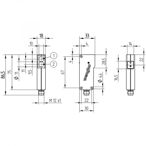 LN40NA3 Retro-Reflex Sensor Universal