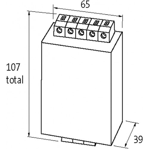 10510 MEF EMC-FILTER 3-PHASE 1-STAGE WITH NEUTRAL