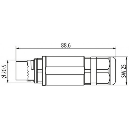 7000-P8501-0000000 MQ15-X-Power male 0°