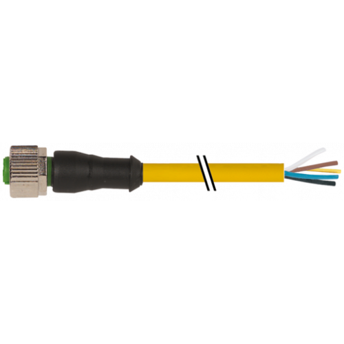 7000-12241-0150150 M12 female 0° A-cod. with cable