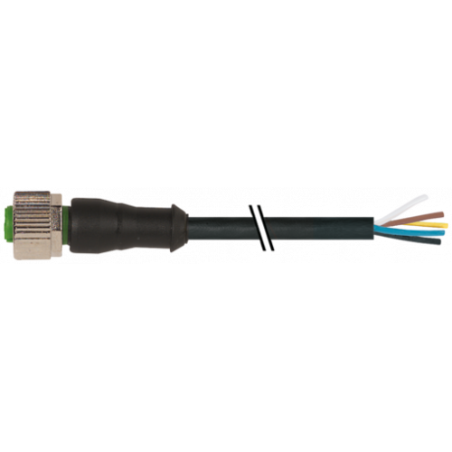 7000-12241-6150030 M12 female 0° A-cod. with cable