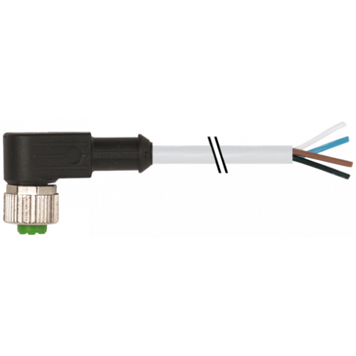 7000-12301-2130150 M12 female 90° A-cod. with cable