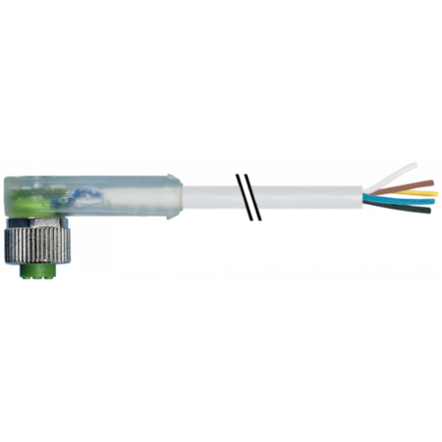 7000-12441-2150150 M12 female 90° A-cod. with cable LED