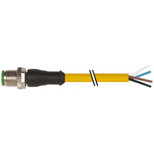 7001-12021-0240300 M12 male 0° with cable