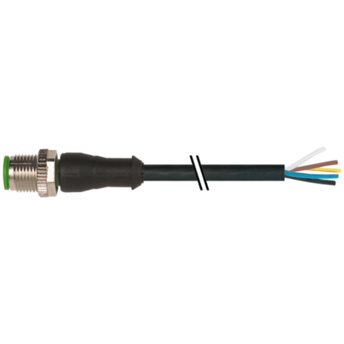 7000-12041-6155000 M12 male 0° A-cod. with cable