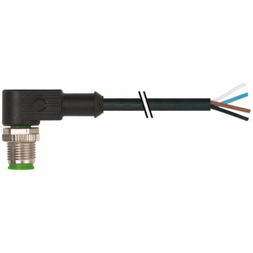 7000-12101-6140100 M12 male 90° A-cod. with cable