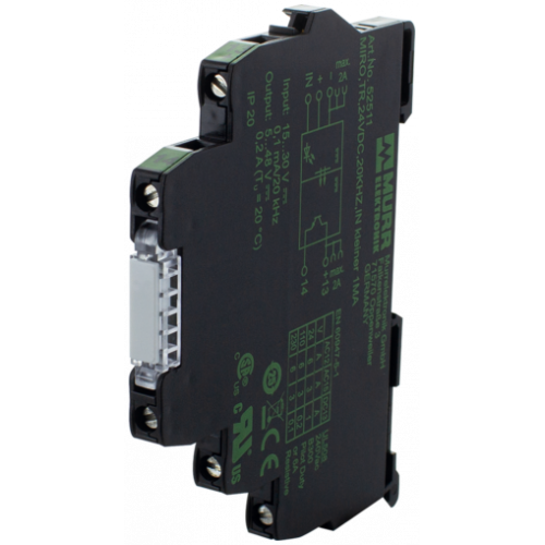 52511 MIRO TR 24VDC 20KHZ IN<1MA OPTO-COUPLER MODULE