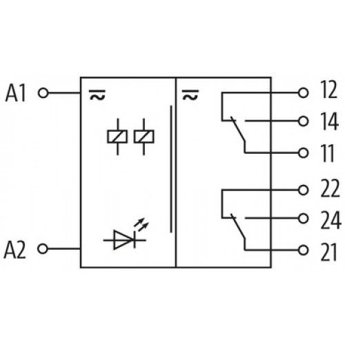 52140 MIRO 12.4 230V-2U OUTPUT RELAY