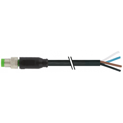 7999-08011-6240500 M8 male 0° A-cod. with cable