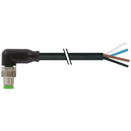 7000-08031-6110020 M8 male 90° A-cod. with cable