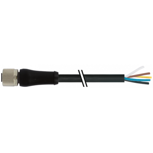 7356-P4121-P071000 M12 Power L-cod. female 4p. 0° with cable