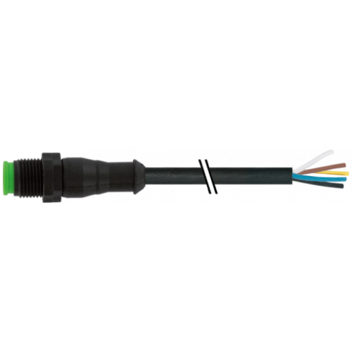 7005-12041-6250060 M12 male 0° A-cod. with cable Lite