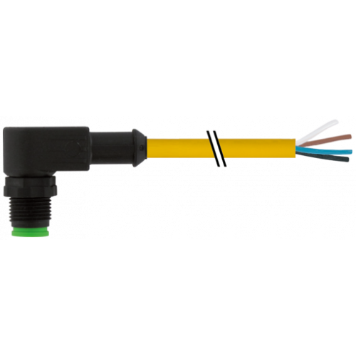 7005-12101-0240500 M12 male 90° A-cod. with cable Lite