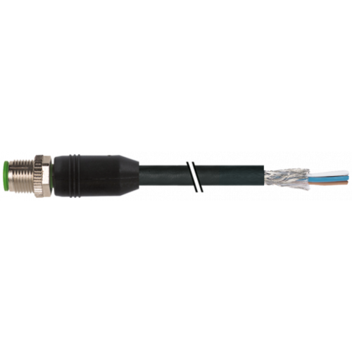 7000-13105-8381000 M12 male 0° A-cod. with cable