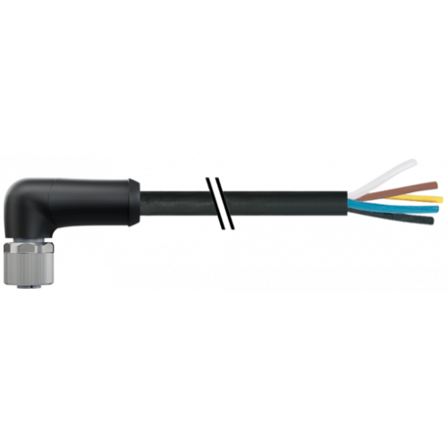 7000-P4231-P040150 M12 Power female 90° L-cod. with cable