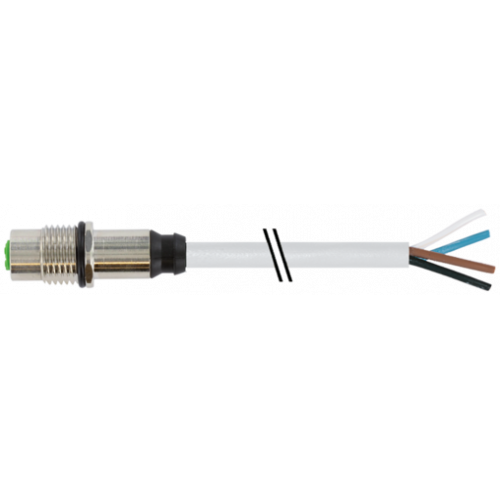 7000-13617-2140100 M12 female recept. A-cod. rear