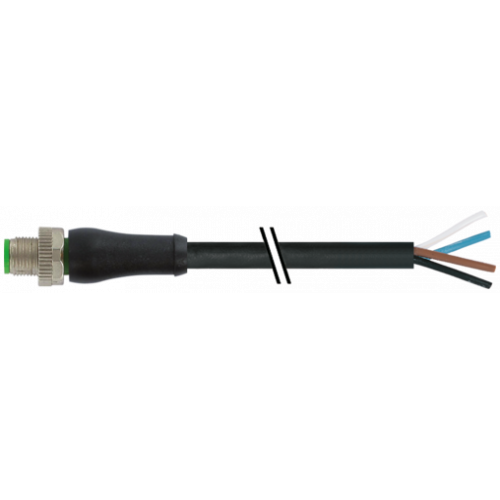 7000-P7201-P070040 M12 Power male 0° T-cod. with cable