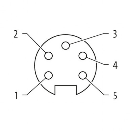 7000-P4501-P040500 M12 Power male 0° L-cod. / 7/8'' female 0° 7000-P4501-P040500 M12 Power male 0° L-cod. / 7/8'' female 0°