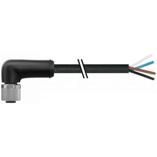 7000-P4131-P070300 M12 Power female 90° L-cod. with cable