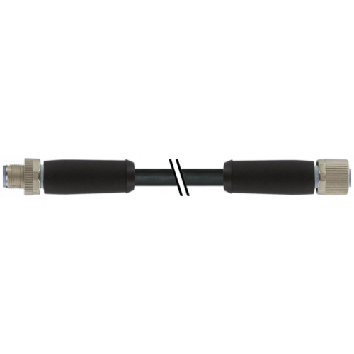 7000-P4241-P340150 M12 Power male 0° / female 0° L-cod.