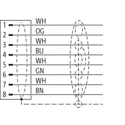 7000-74111-7900030 RJ45 male 0° with cable Gigabit 7000-74111-7900030 RJ45 male 0° with cable Gigabit