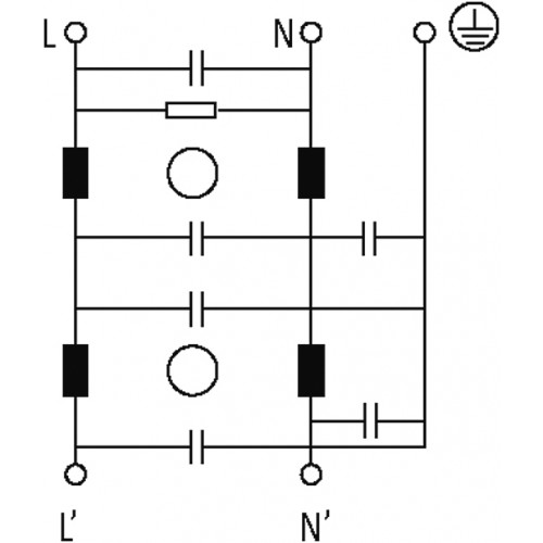 10470 MEF EMC-FILTER 1-PHASE 2-STAGE
