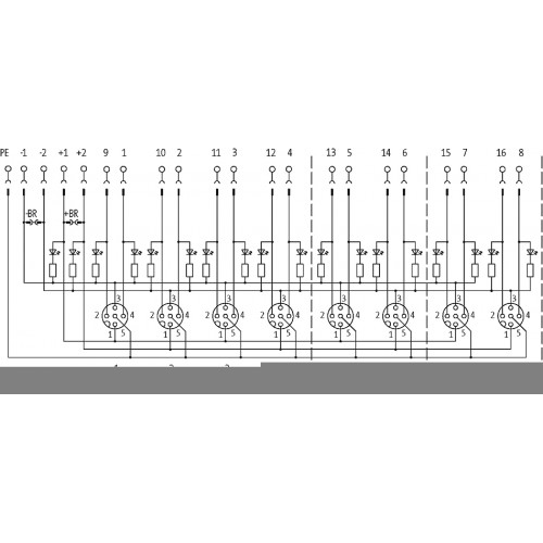 27775 MVP12, 8XM12, 5POLE, PLUG. CAP SCT.