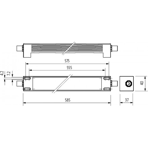 4000-75901-1415018 Modlight Illumix Classic Line C18W